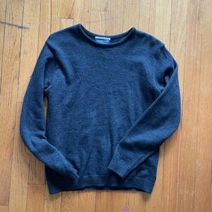 Pendleton Women’s Charcoal Crewneck Sweater • Vintage •Made in USA